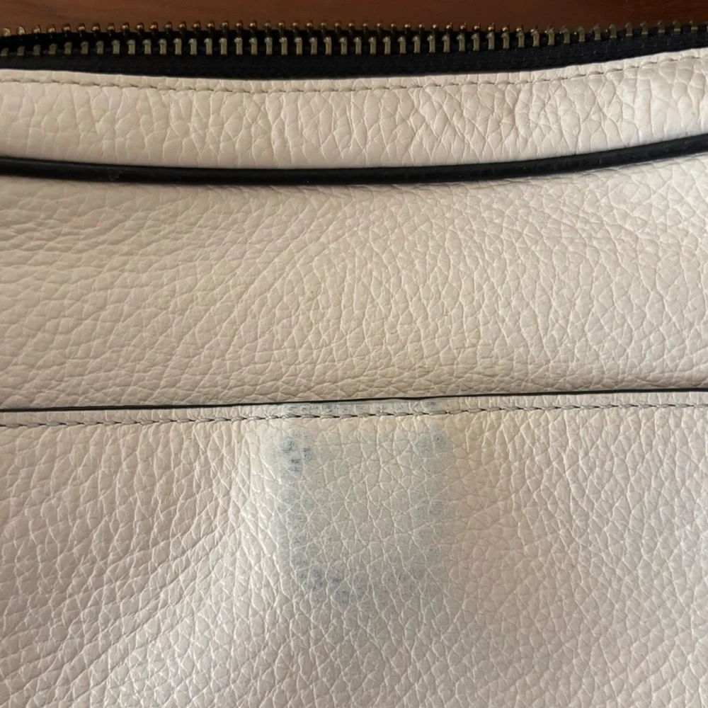 Coach Charles Leather Camera Messenger Bag - F26077 - White/Black - Picture 6 of 13